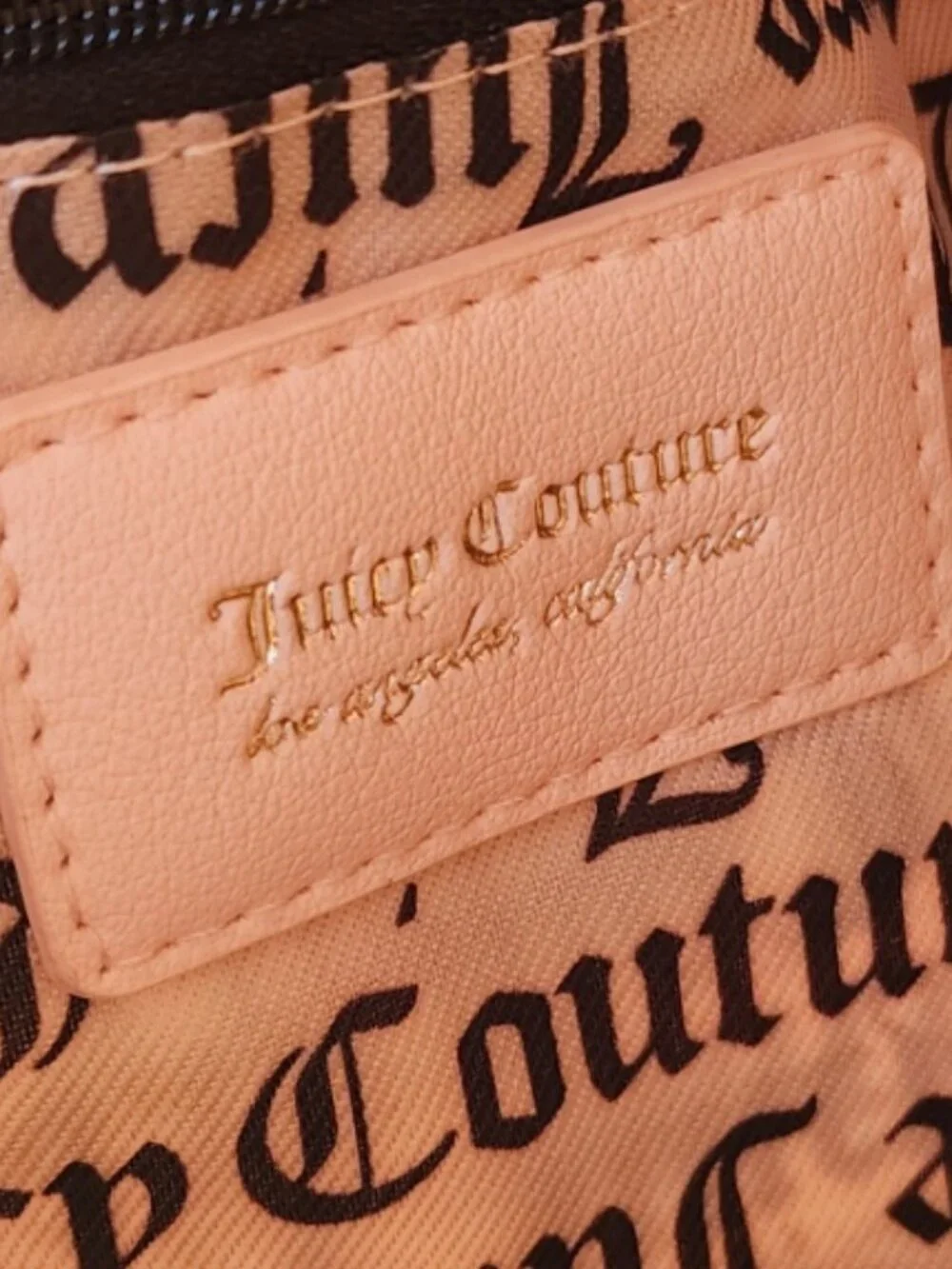 NWT Juicy Couture Material Girl Sling Backpack in Powder Blush